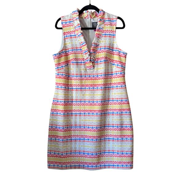 Vince Camuto Sleeveless Ruffle Shift Dress size 14 MSRP. $148 - Picture 1 of 6